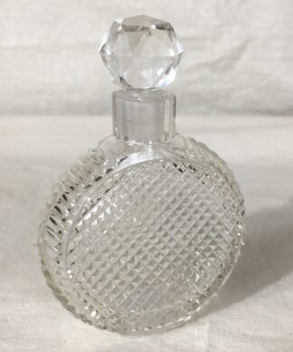 Victorian glass perfume bottle, c 1860.-0