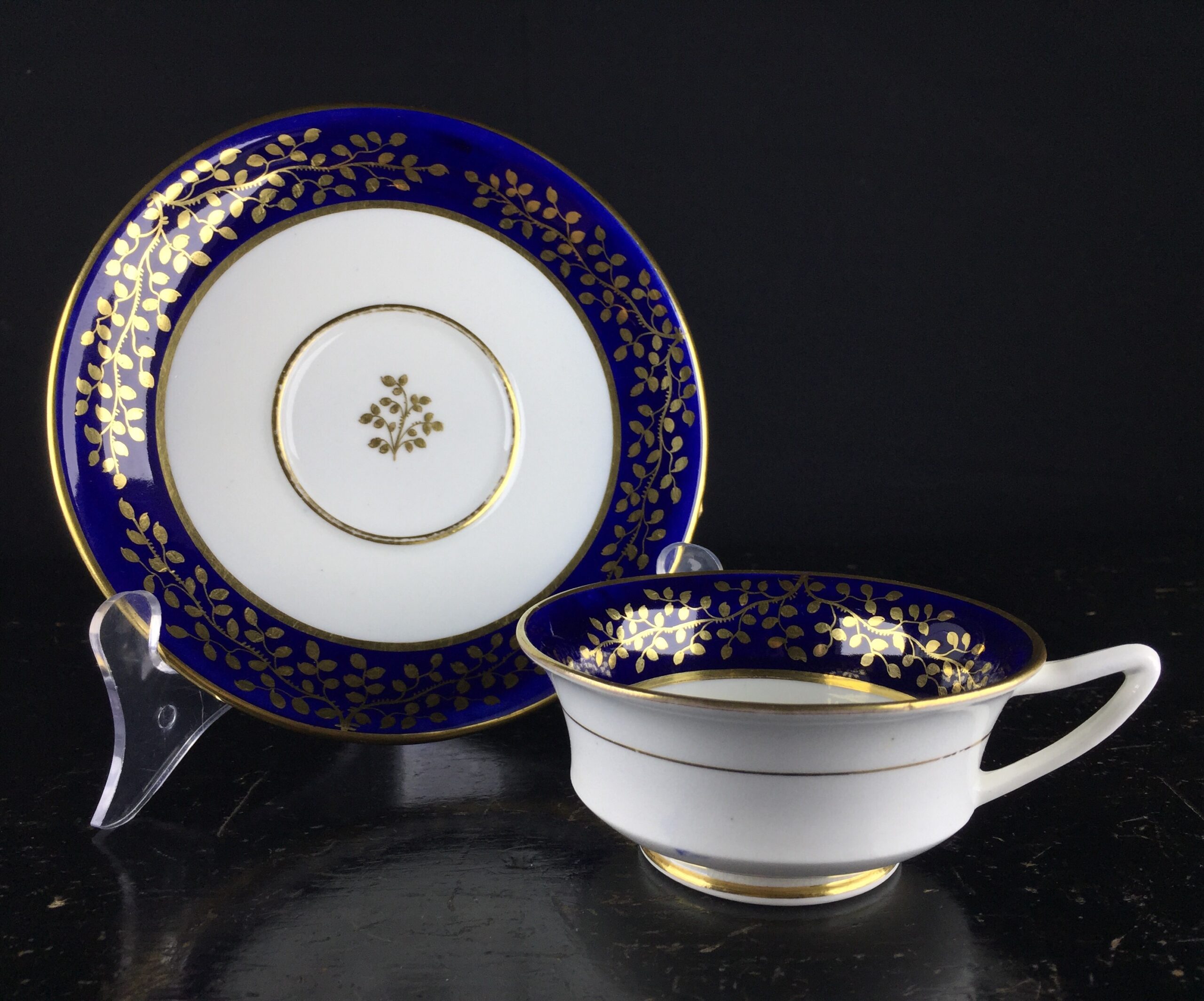 Daniel cup & saucer, Etruscan shape, Lynne Price Collection c.1822 -0