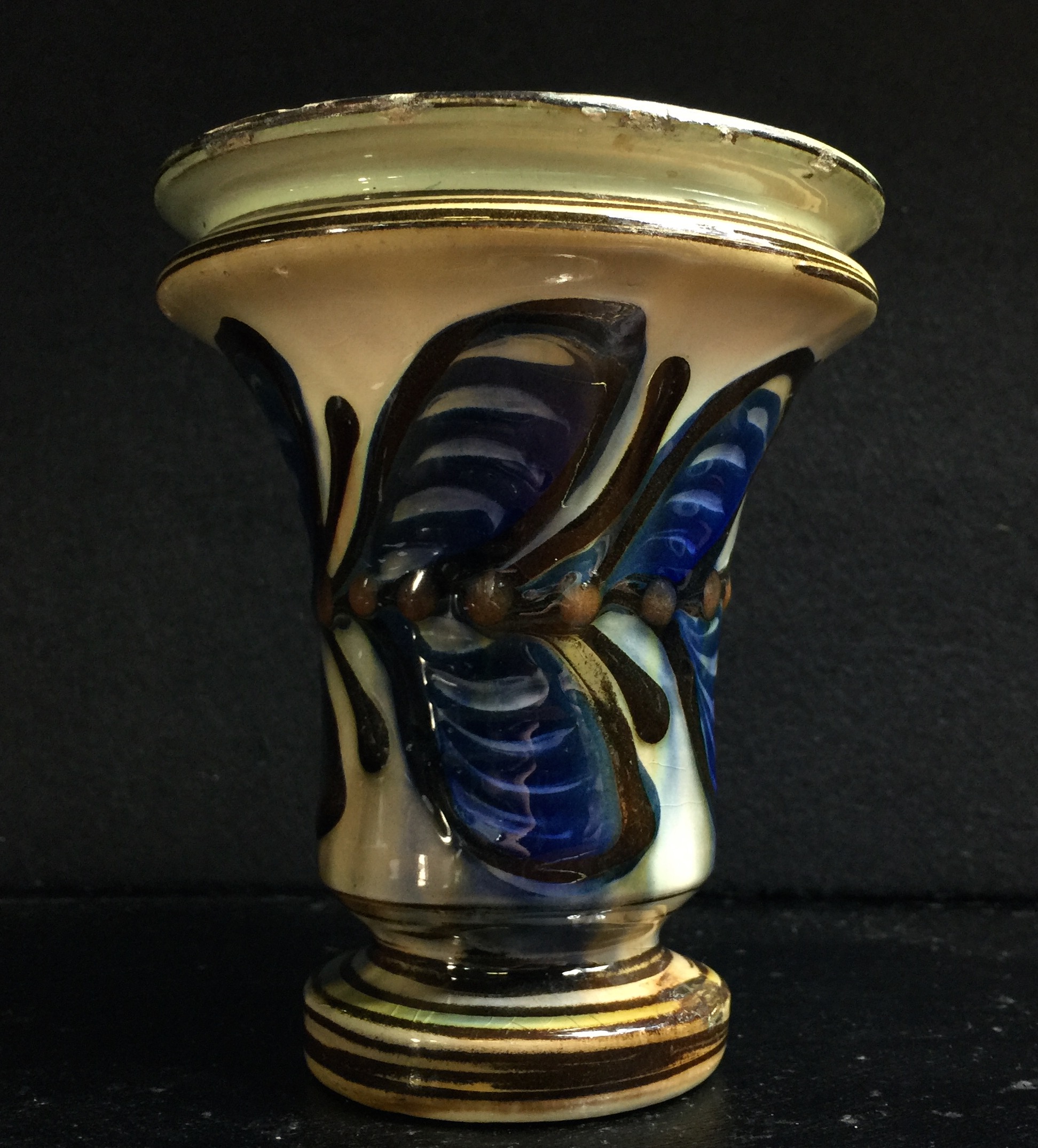 Danish Art Pottery vase, H A Kahler, circa 1925 -0