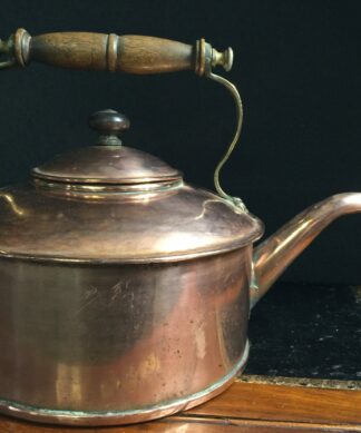 Large copper kettle, probably for a ship, 19th century -0