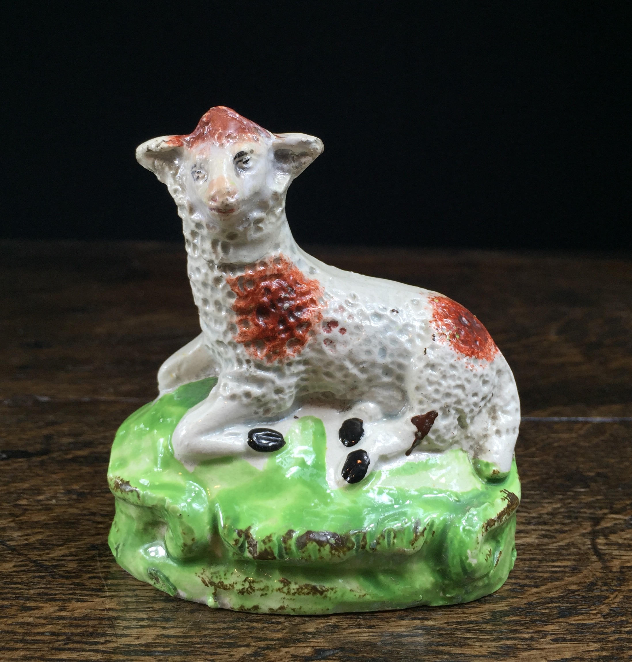 Staffordshire pottery sheep, circa 1810-0