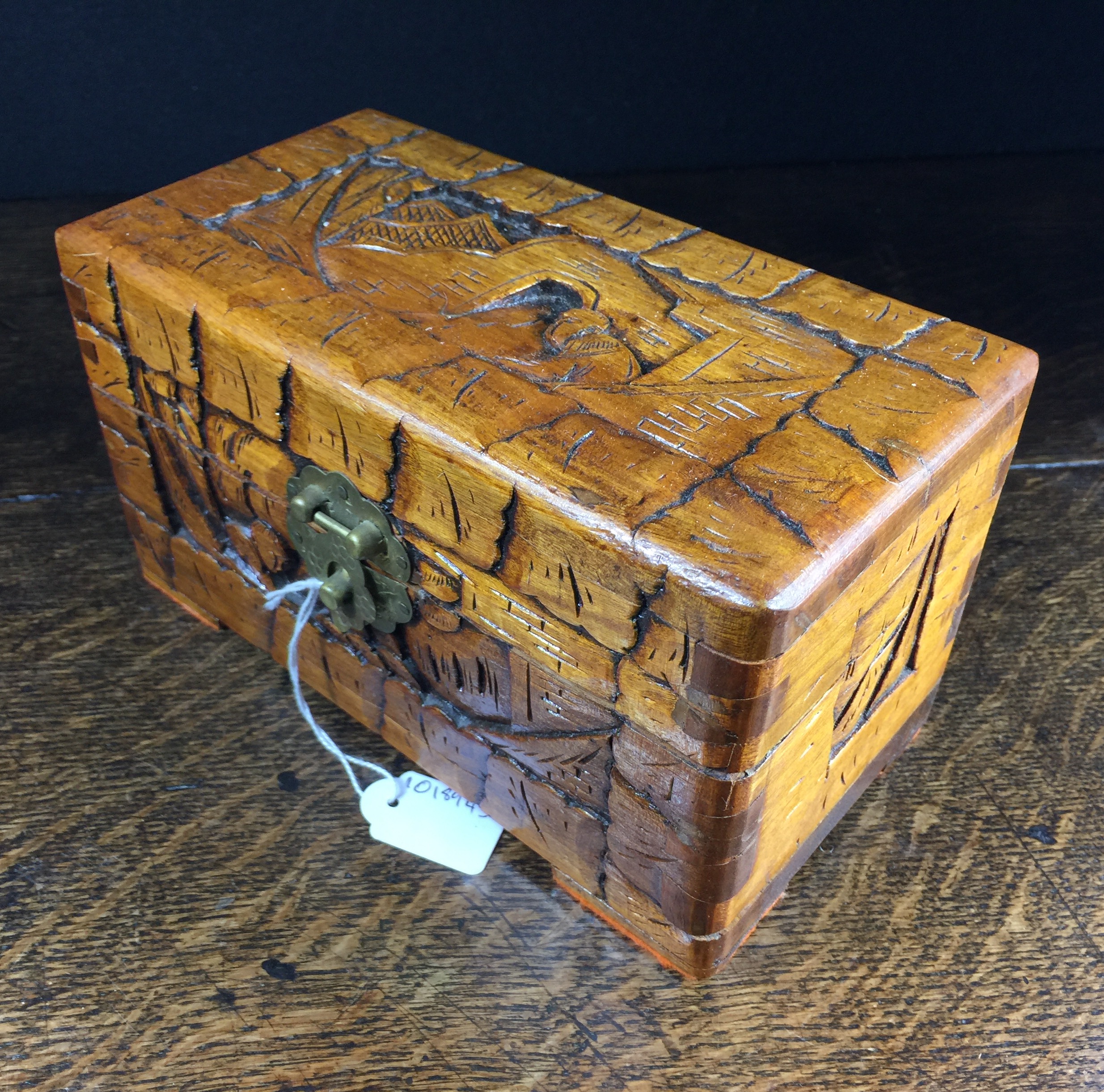 Small Chinese Camphor Box With Lock-0 