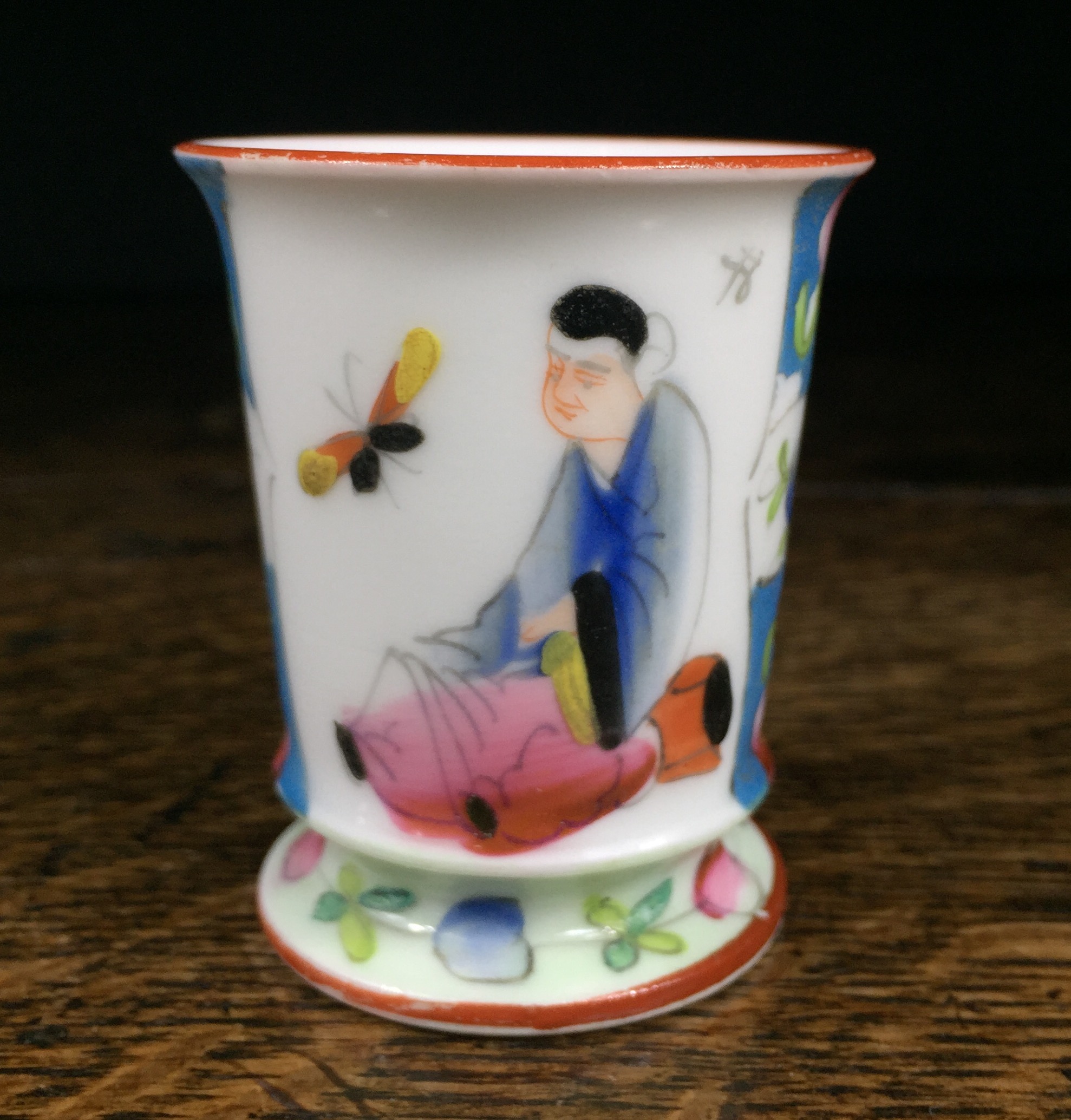 Spode Felspar Porcelain small spill vase, c. 1820-0