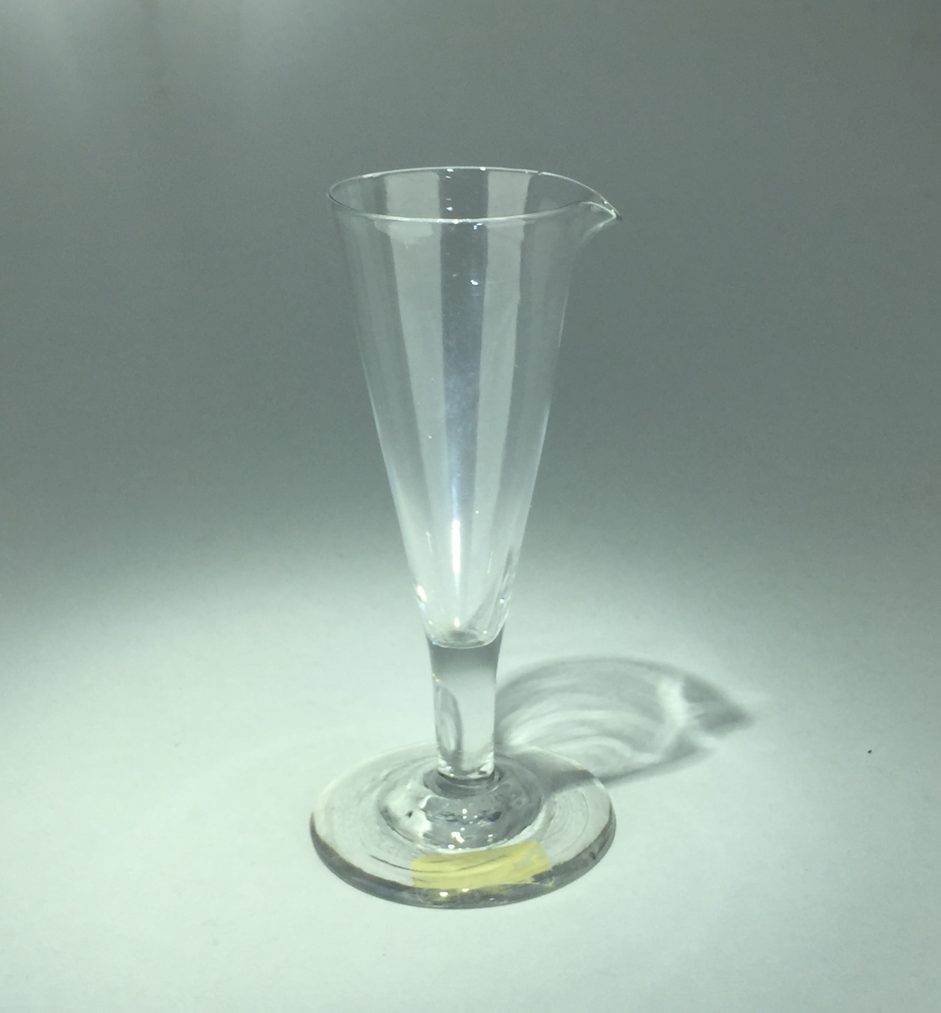 Measuring glass on stem, early 19h century-0