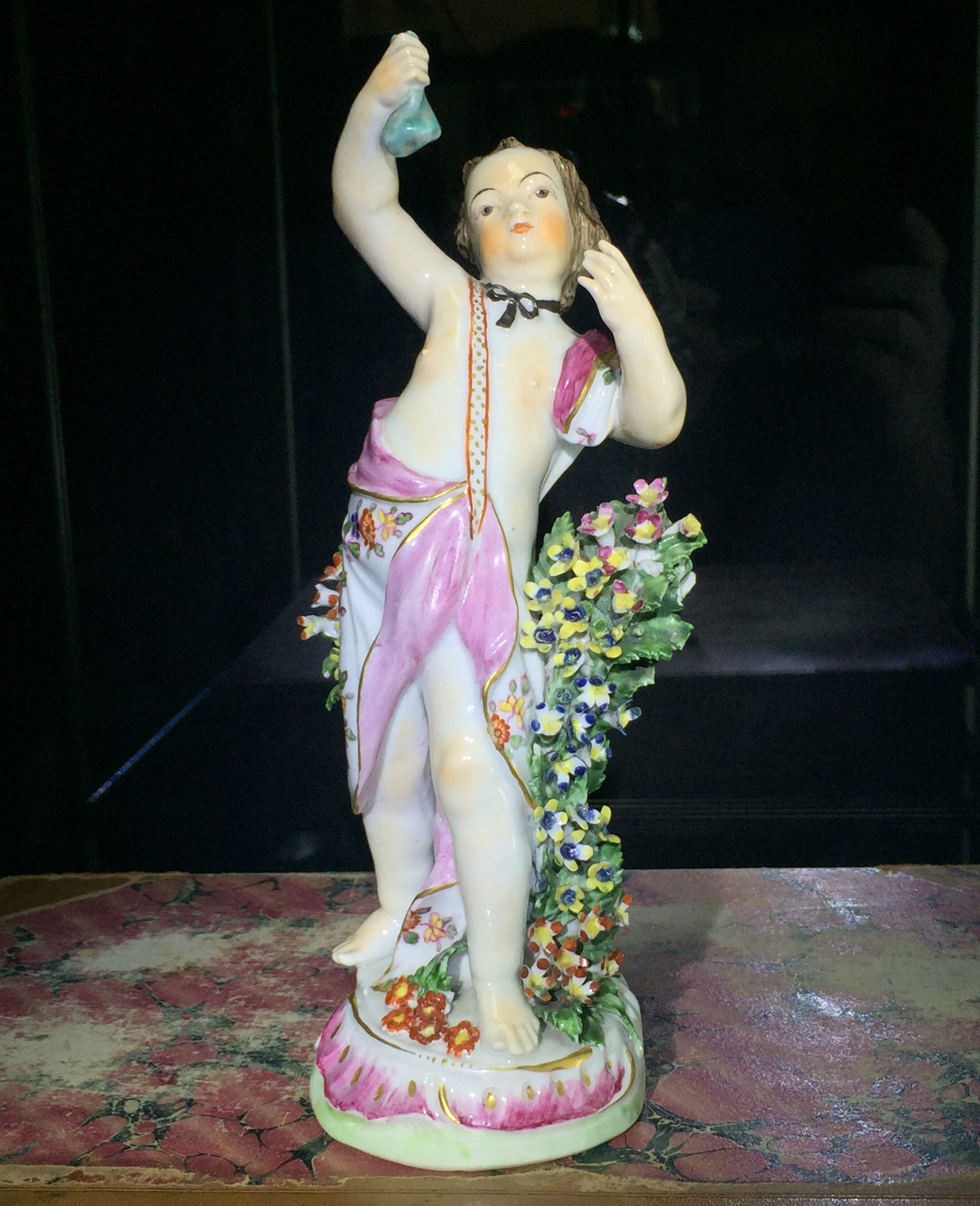 Derby figure of 'Plenty' , previously undocumented figure 261, c.1770-0