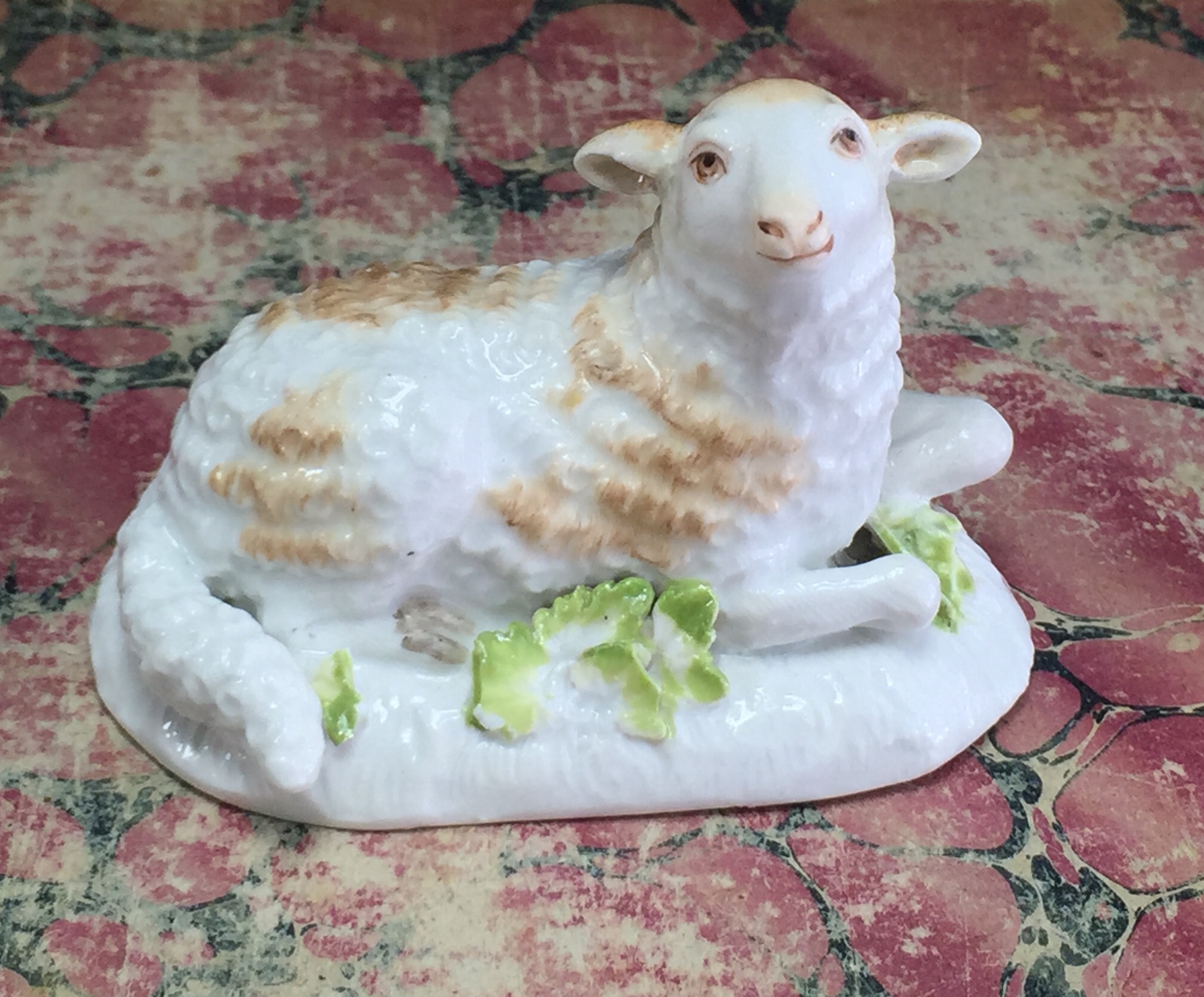 Meissen model of a sheep, circa 1745-0