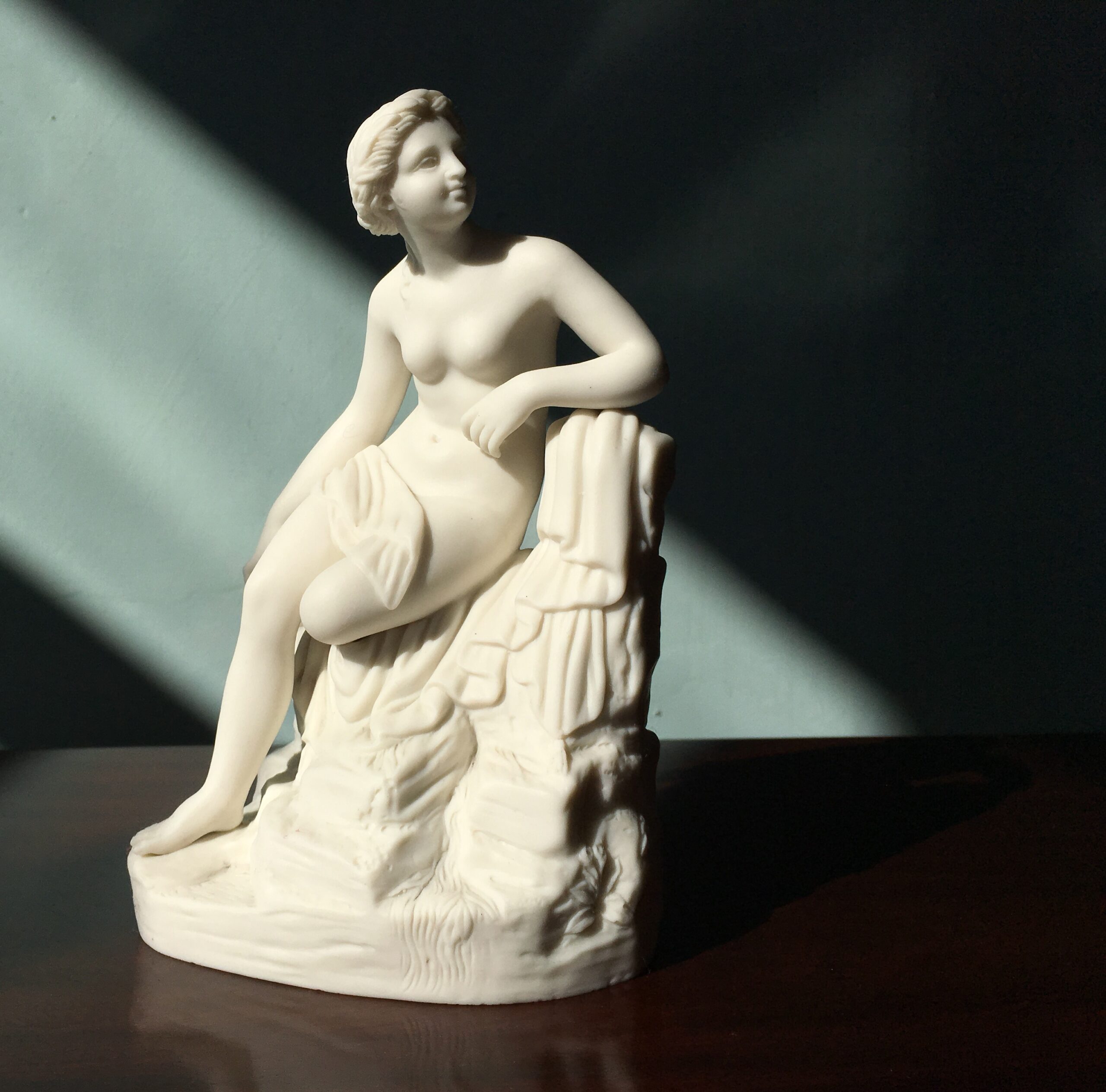 Fine quality English Parian group - Diana - circa 1860-0