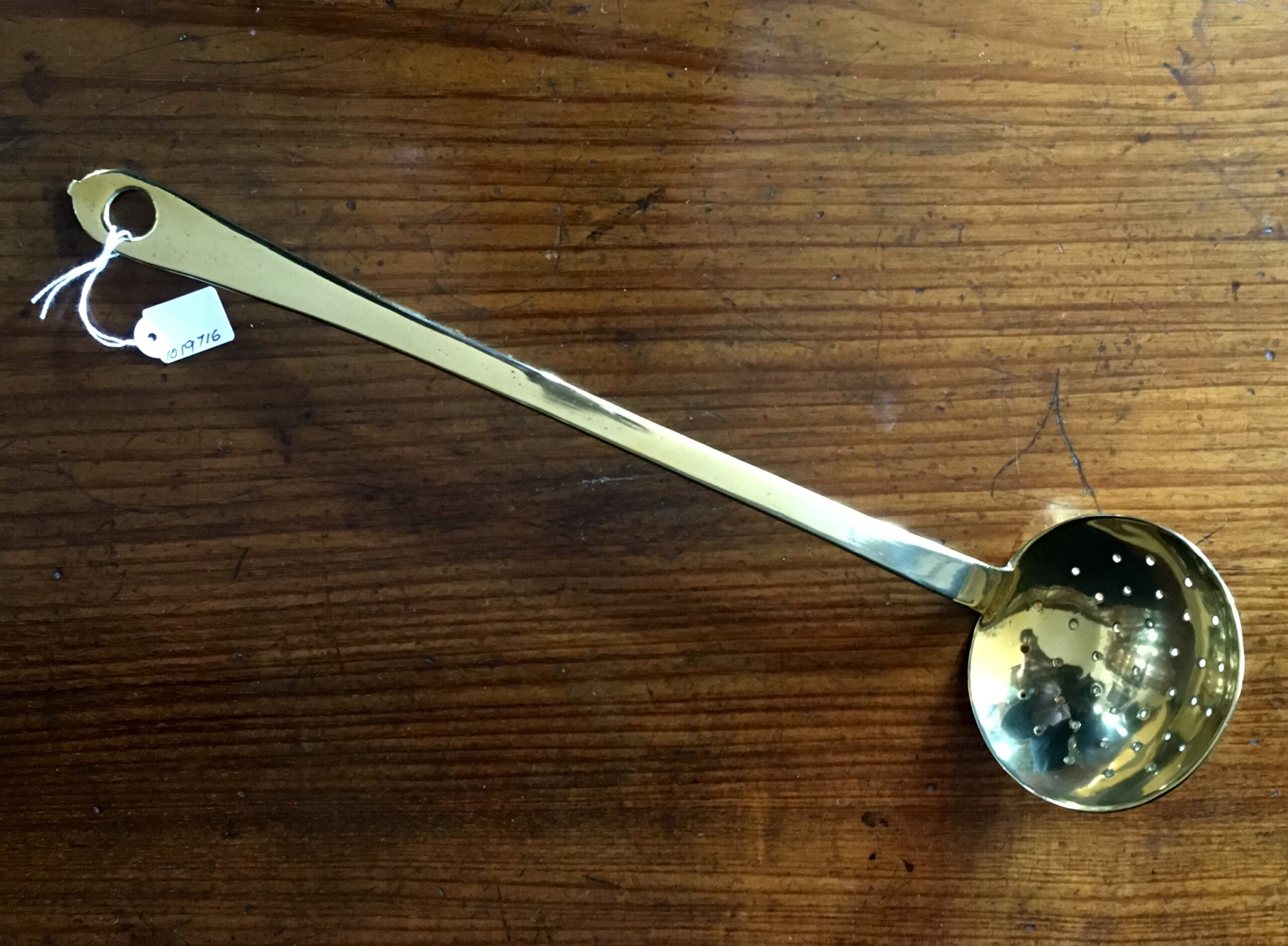 Brass skimmer / ladle, Mid 19th C.-0