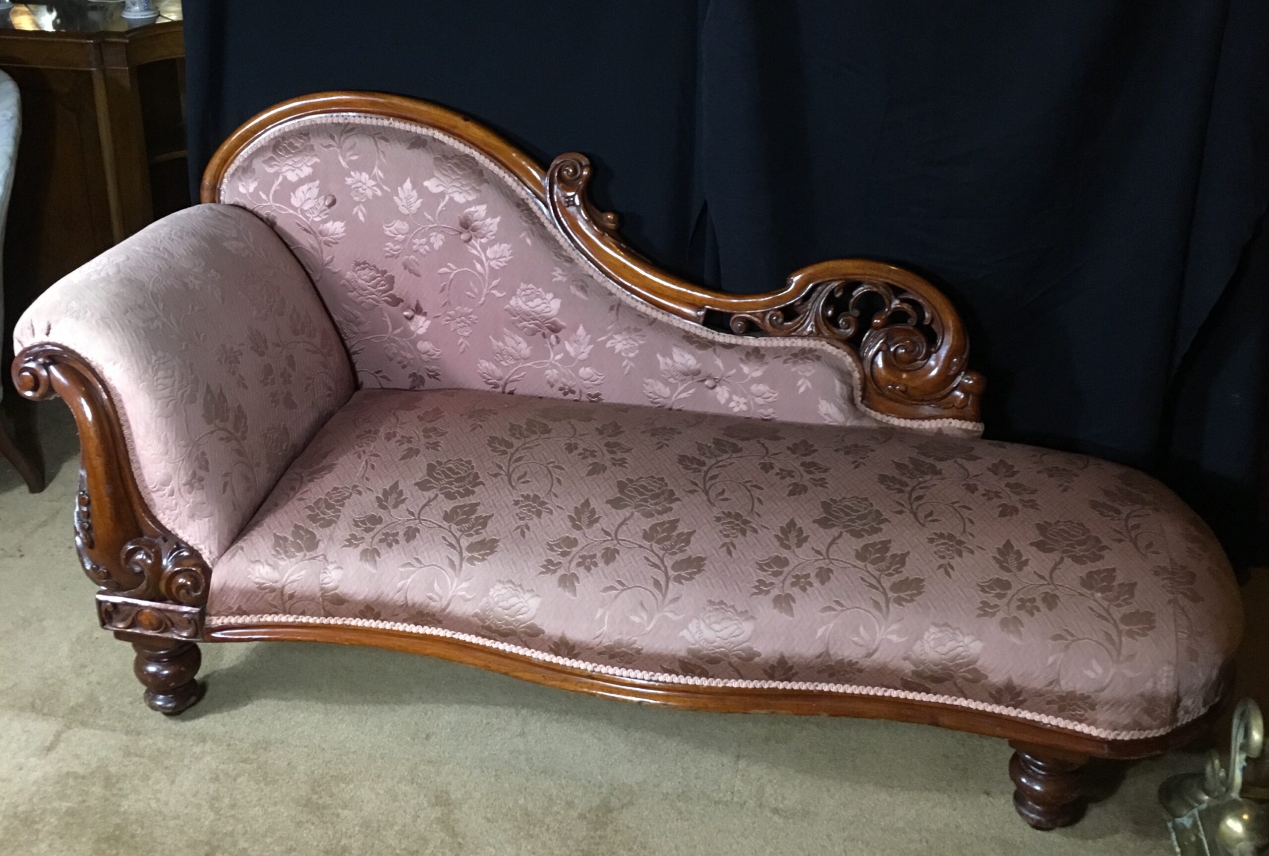 Australian Cedar chaise lounge, circa 1865 -0