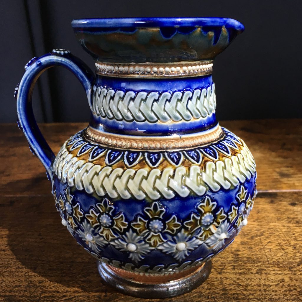 Doulton Lambeth Stoneware Jug, Emily Partington, C. 1882 