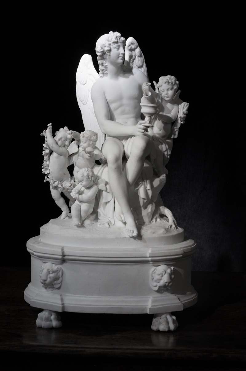 Bisque figure group, 'Astraeus & the Anemoi', by Dihl et Guérhard, Paris, c.1790 -0