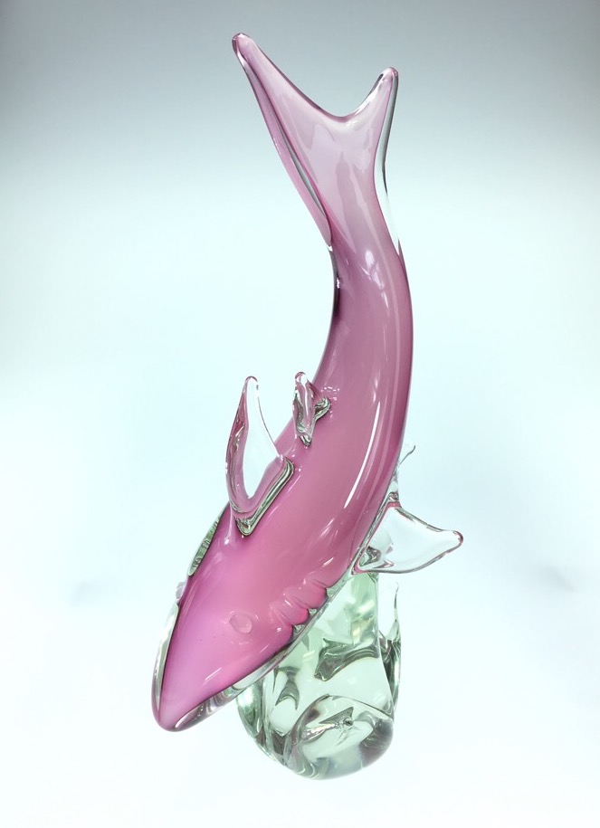 murano glass shark