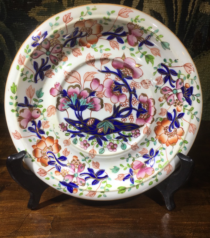 Coalport tureen stand, Imari pattern, c. 1820. -0