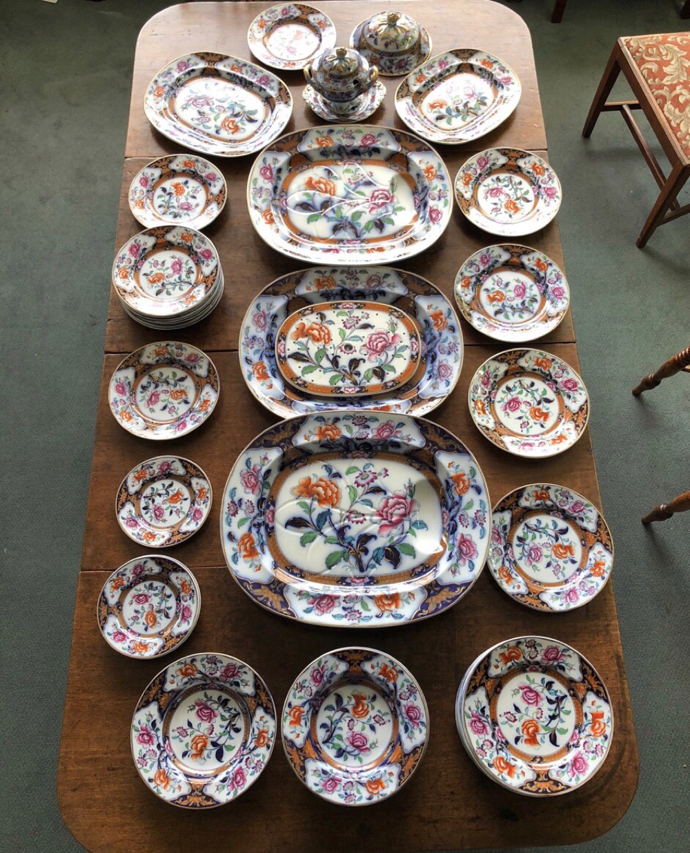 Ironstone EUGIENE service 1850