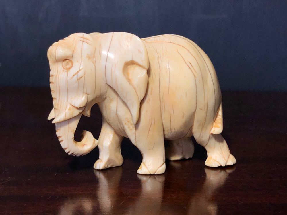 Large Ivory Elephant, African? 19th/ early 20th century – Moorabool ...