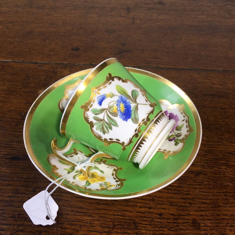 spode miniature cup and saucer
