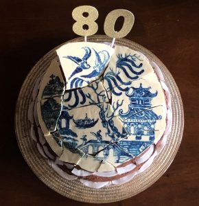 Willow Pattern Plate Cake