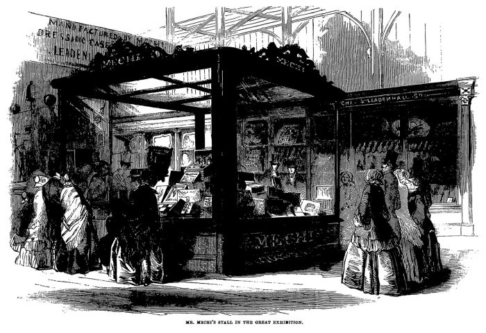 The Mechi stand, Great Exhibition 1851