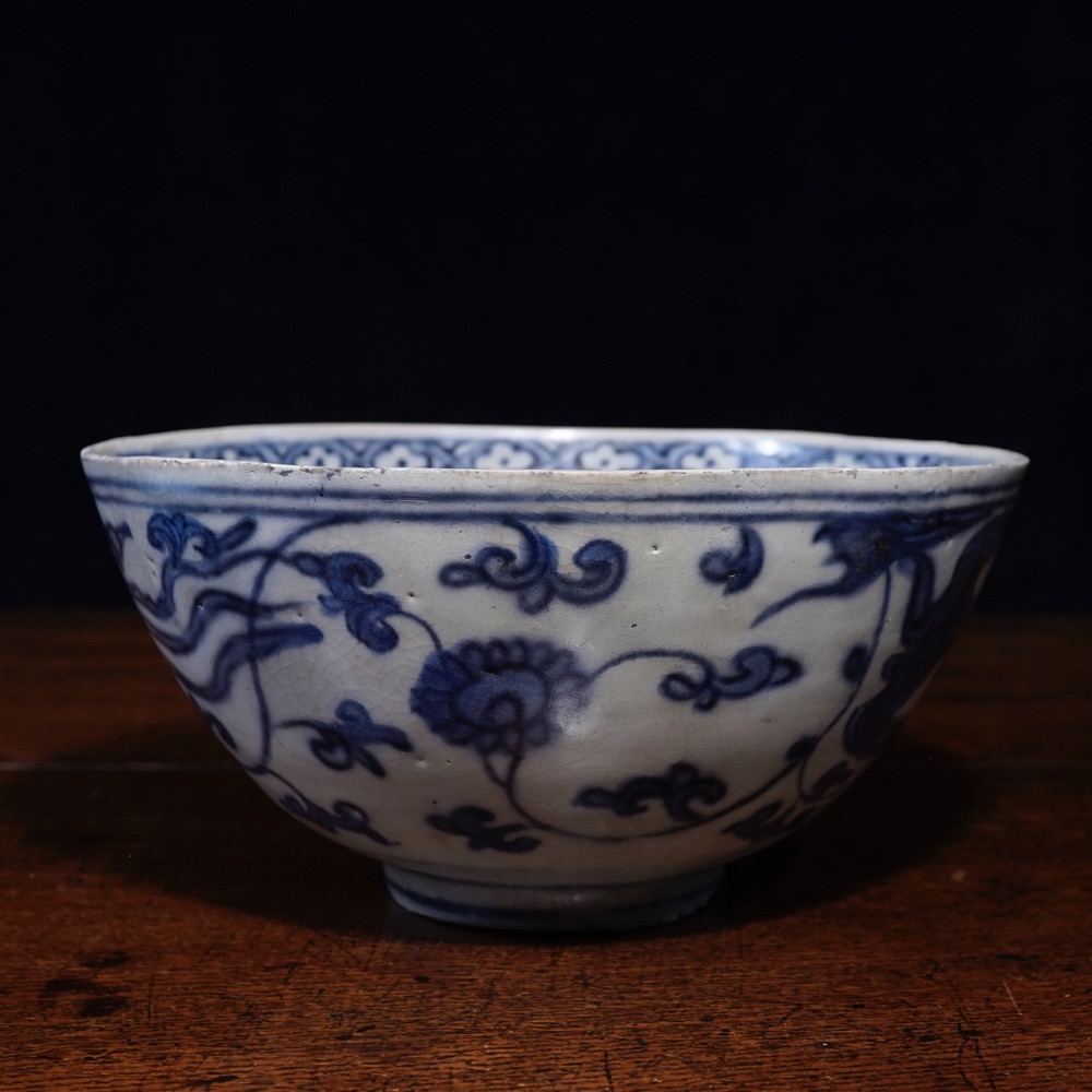 Ming Dynasty porcelain ‘Phoenix’ bowl, character mark, Jiajing mid16th