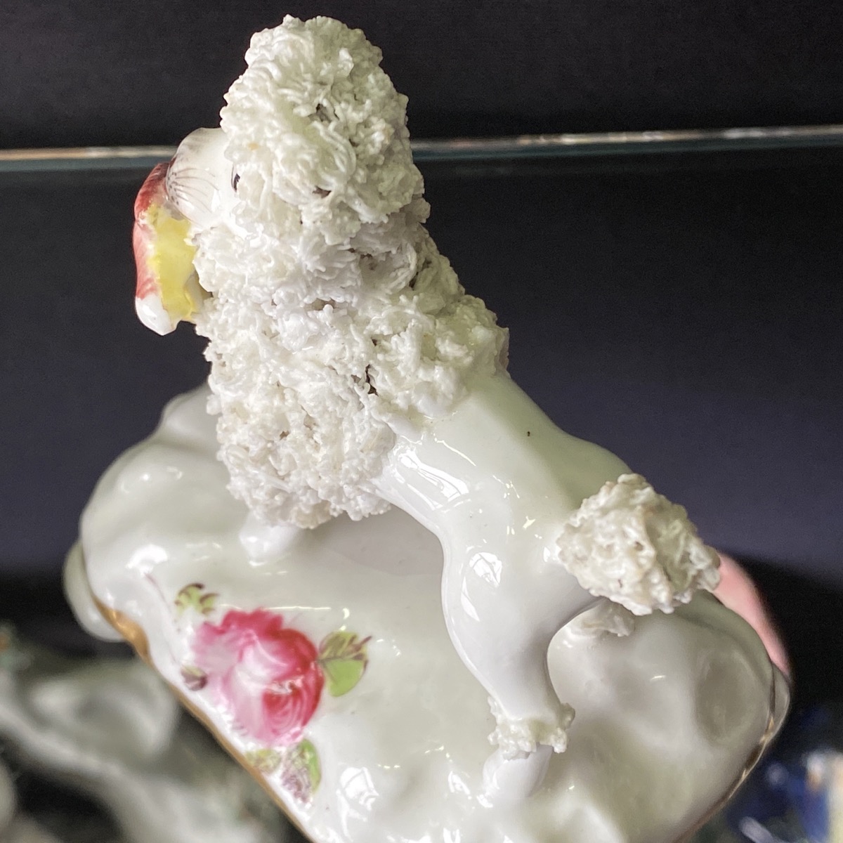 vintage porcelain poodles