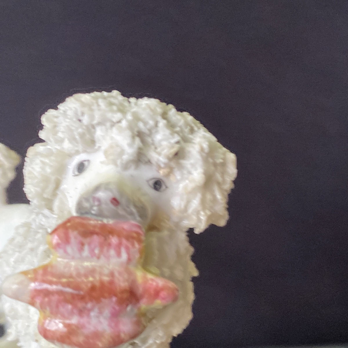 vintage porcelain poodles