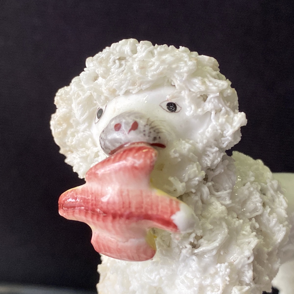 vintage porcelain poodles