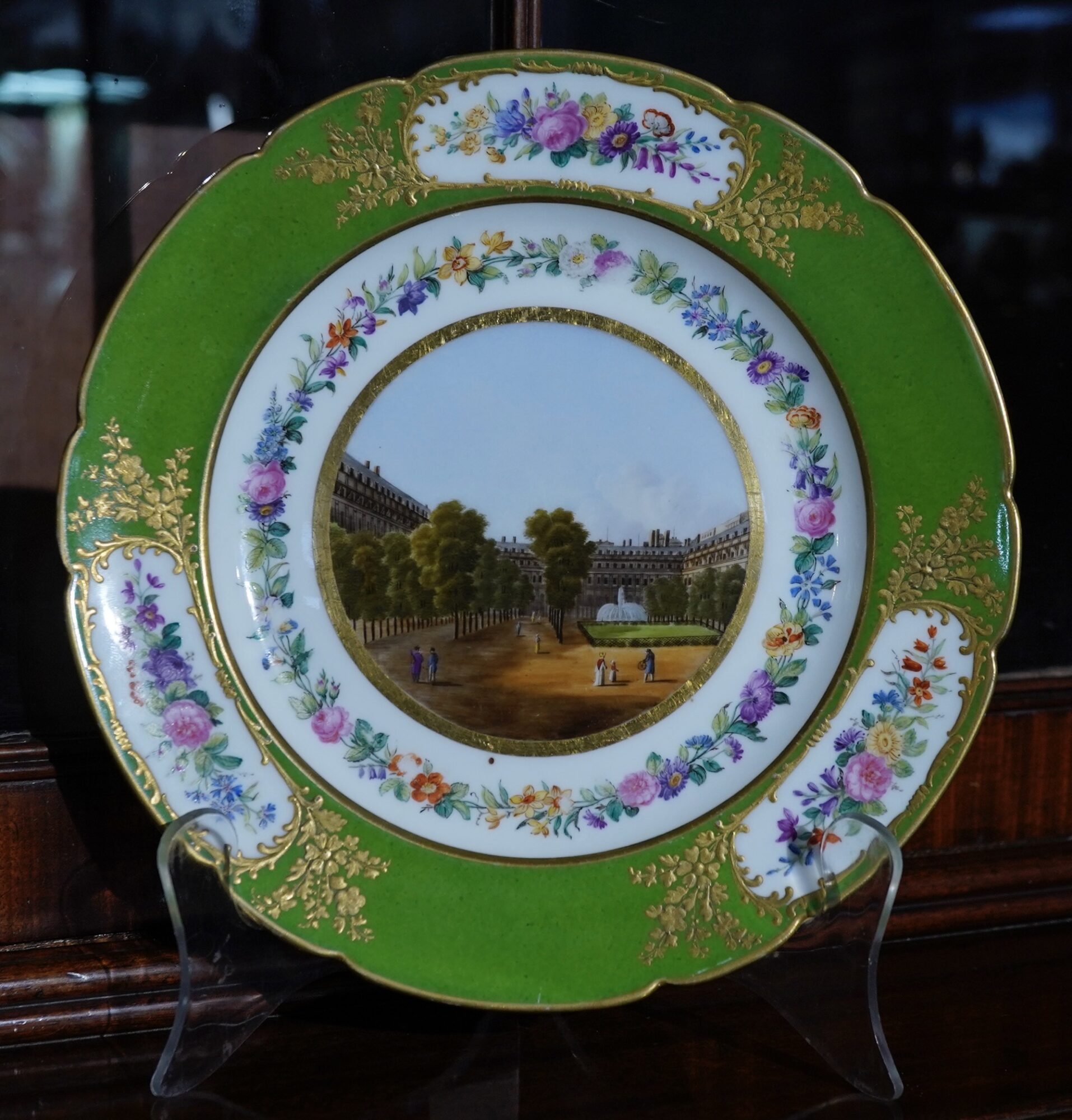 Palais Royal, on a plate by Feuillet c.1830