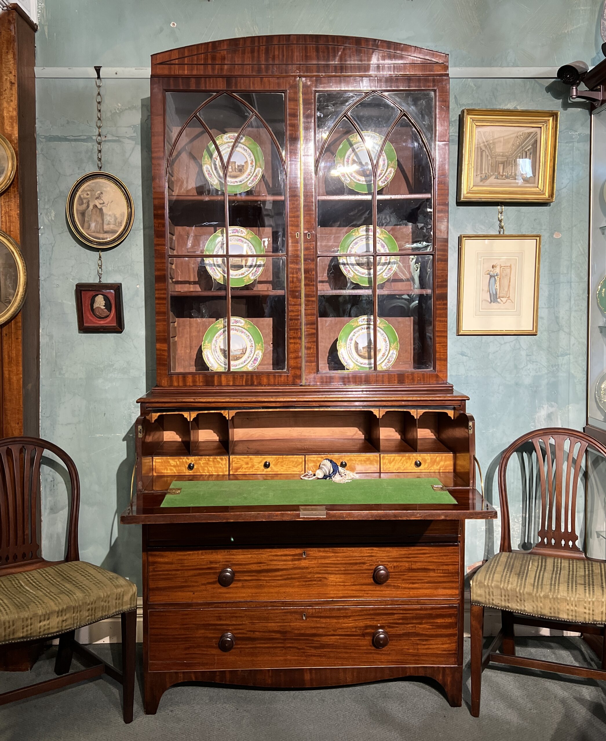 George III Mahogany Bookcase