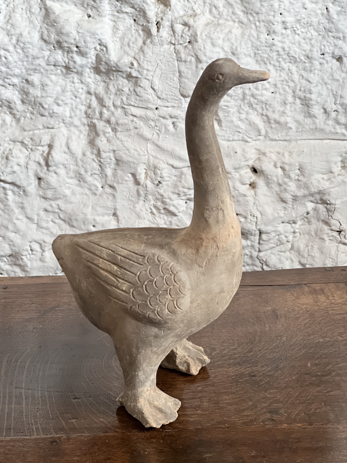 Life-size Chinese model of a duck, Han Dynasty, 2nd century BC