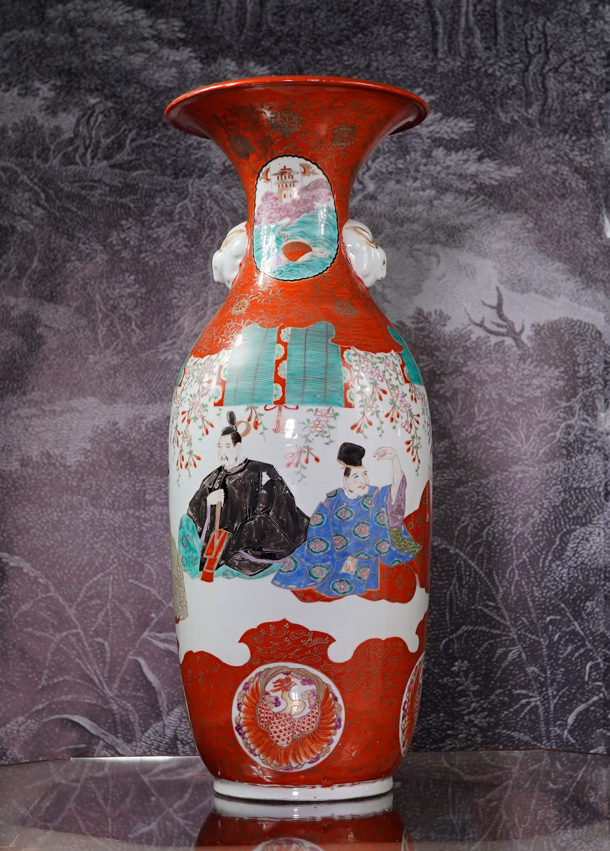 Japanese Kutani Vase 1880