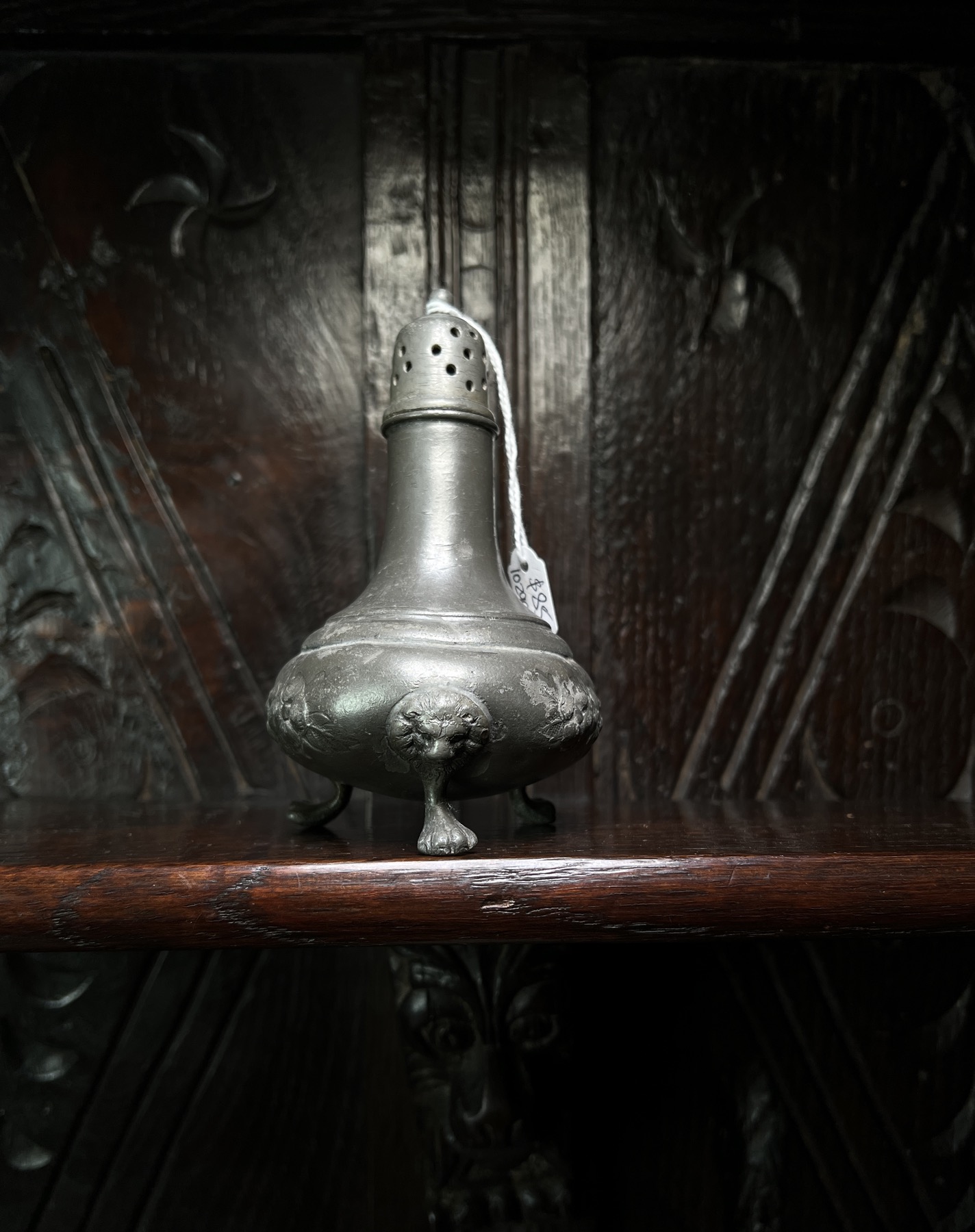 Georgian Pewter pepper pot