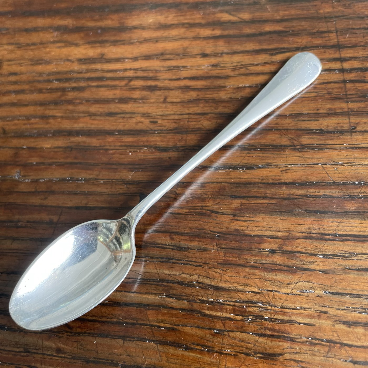 Sterling Silver 'rat tail' spoon, Joseph Rogers, Sheffield 1932