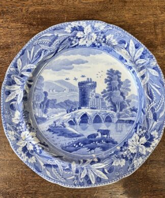 Spode printed with "Blue Italian' pattern, c. 1830