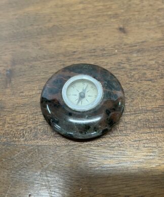 Small Cornish Serpentine compass, C.1900