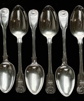 Georgian Sterling Silver Cutlery 1809 at Moorabool Antique Galleries, Geelong