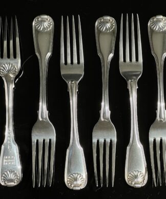 Georgian Sterling Silver Forks 1809 at Moorabool Antiques, Geelong