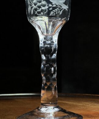 Georgian Jacobite Glass at Moorabool antiques, Geelong