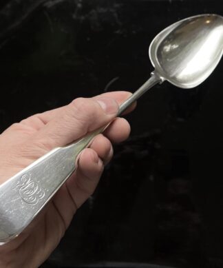 Georgian Sterling Stuffing Spoon by Twycross 1813