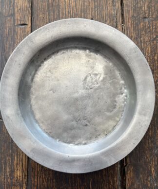 Pewter plate, mid 18th century