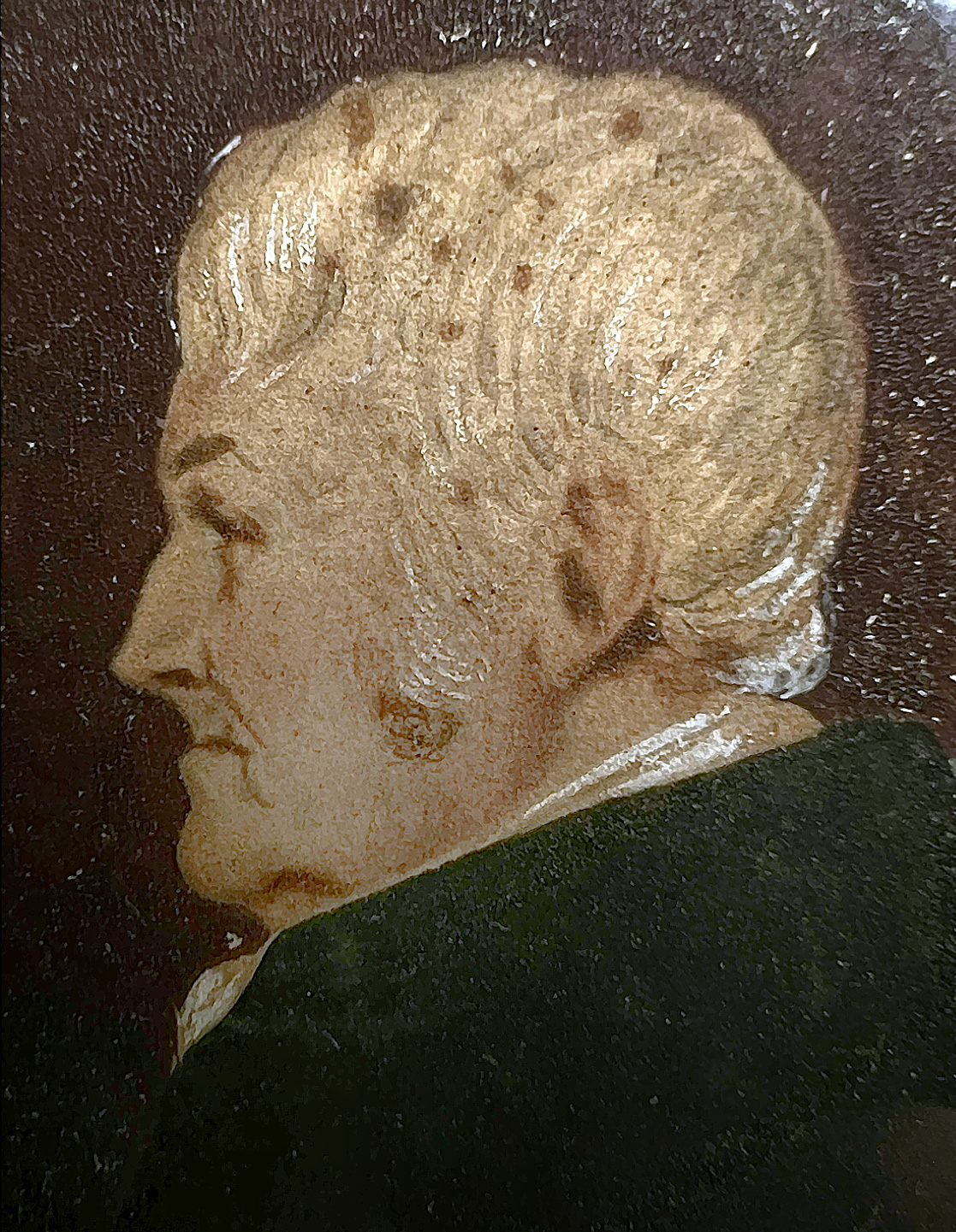 Samuel Betts Artist oil miniature 1847