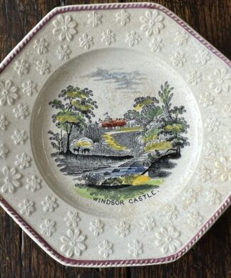 Child's plate WINDSOR CASTLE, maker unknown c. 1840