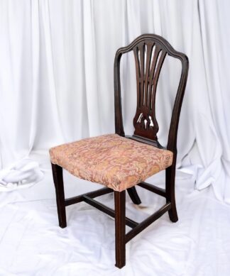 Hepplewhite mahogany chair  C. 1785