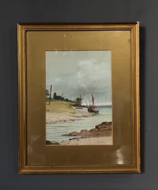 VanStein, H: ‘On the Scheldt’, watercolour c. 1900