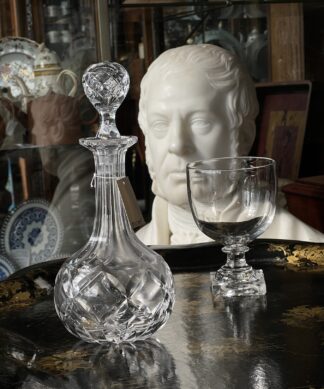 Victorian decanter, globular body C.1870