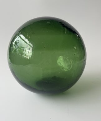 Green Glass round fishing float, C .1900