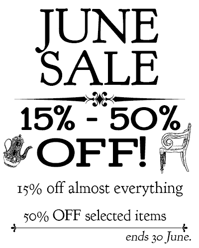 JUNE SALE 