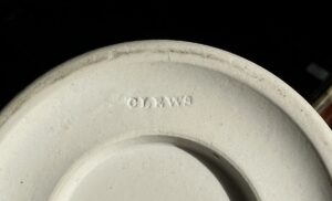 Rare CLEWS mark on Jasperware Vase, c. 1820 