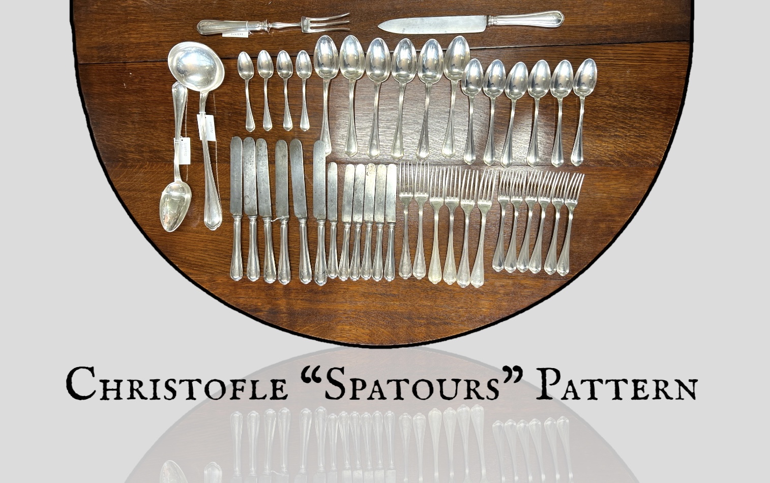 Christofle Spatours Pattern Cutlery at Moorabool Antiques, Geelong 