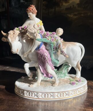 Porcelain de Paris 'Europa & the Bull' by Bloch, C.1880