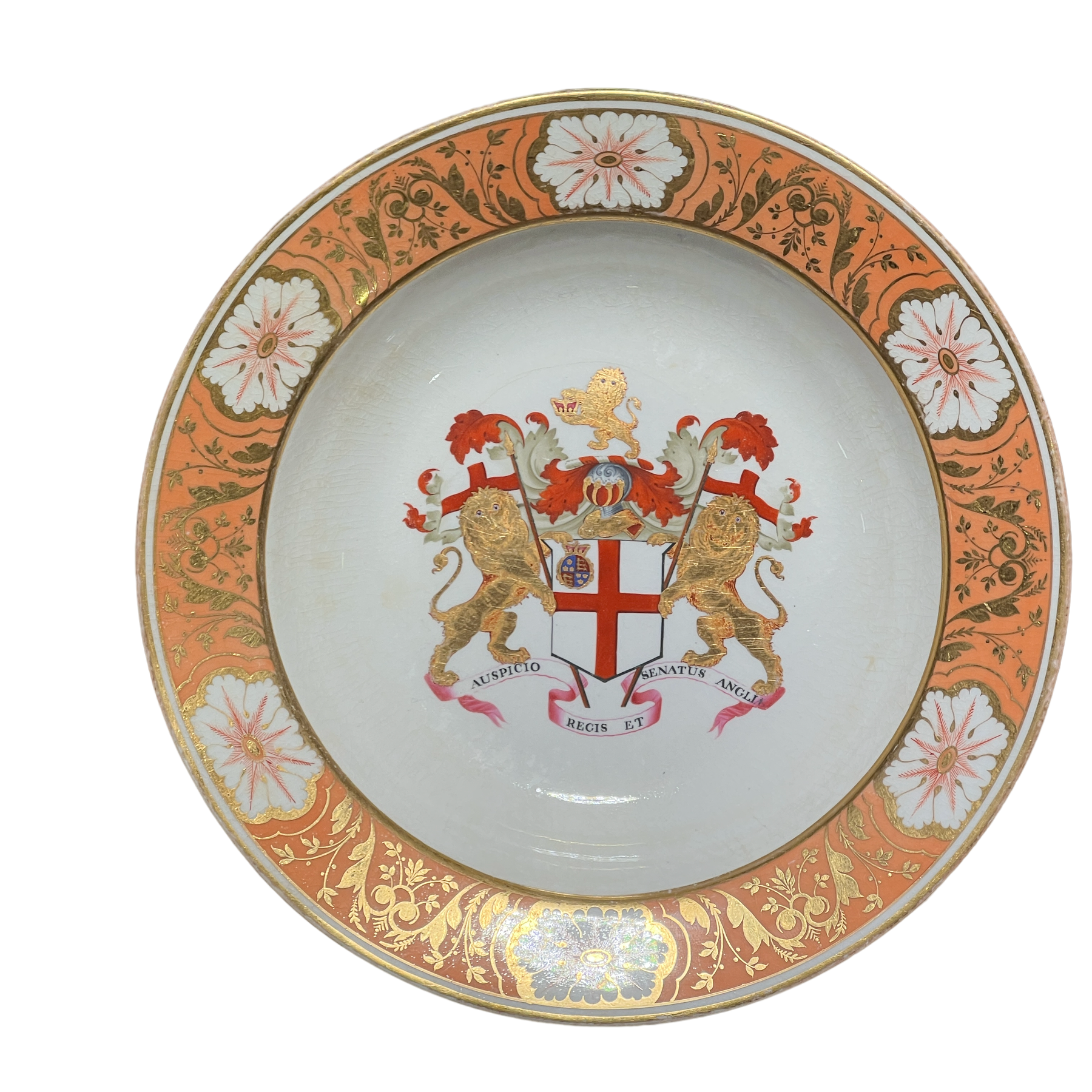 East India Company plate, Chamberlain's Worcester, 1807